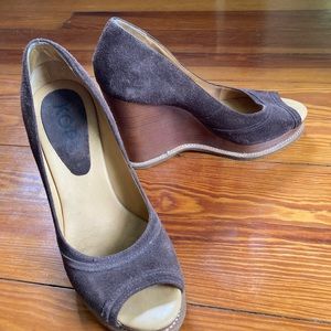 Michael Kors suede wedges